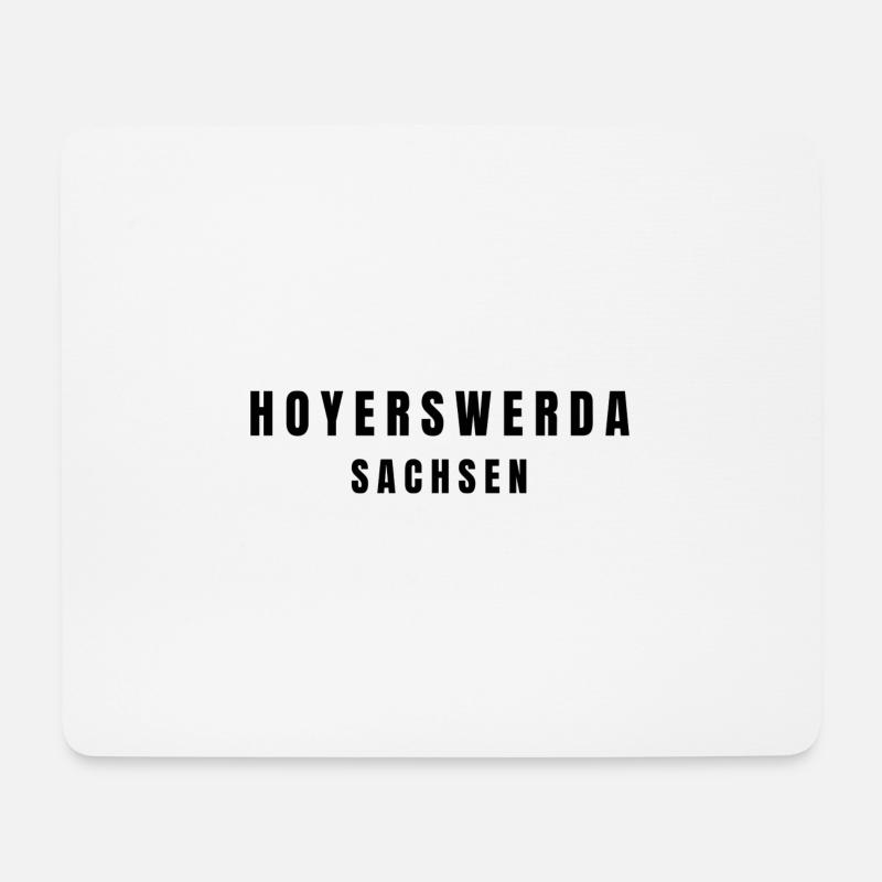 Hoyerswerda Sachsen - Mousepad (Querformat) - Weiß