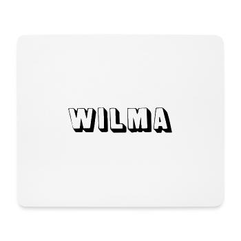 Name - Wilma - Mouse Pad (horizontal) - white - Front