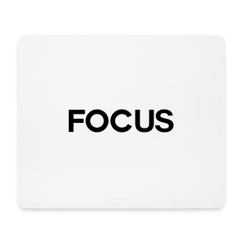 focus - Mouse Pad (horizontal) - white - Front