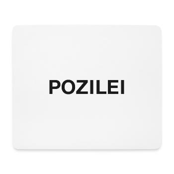 Polizei - Mousepad (Querformat) - Weiß - Vorne