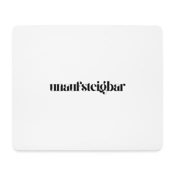 unaufsteigbar - Mousepad (Querformat) - Weiß - Vorne