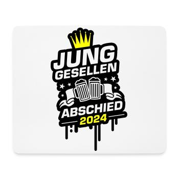 Junggesellen Abschied 2024 - Mousepad (Querformat) - Weiß - Vorne