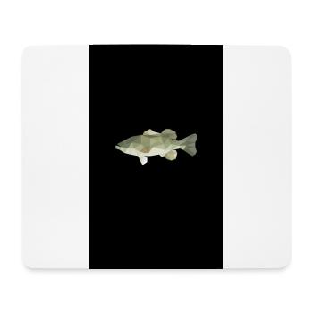 Poissons polygonaux Poissons - Tapis de souris (format paysage) - blanc - Devant