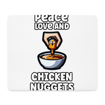 Chicken Nuggets Zitat Chicken Zitat - Mousepad (Querformat) - Weiß - Vorne