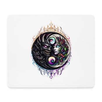 Ewige Dualität Gross - Mousepad (Querformat) - Weiß - Vorne