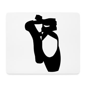 Ballet schuhe - Mousepad (Querformat) - Weiß - Vorne
