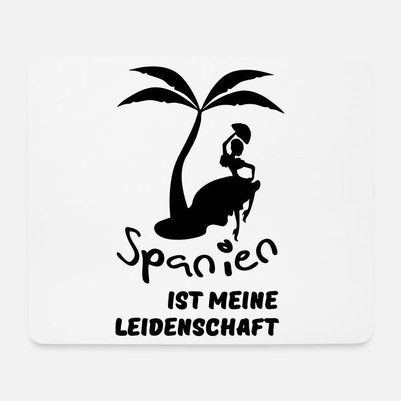 Spanien - meine Leidenschaft Urlaub Geschenk - Mousepad (Querformat) - Weiß