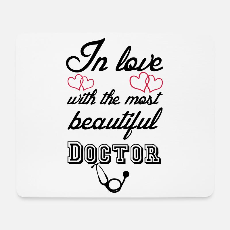 In love - Doctor Ärzte, Sprüche, Liebe, Geschenke - Mouse Pad (horizontal) - white