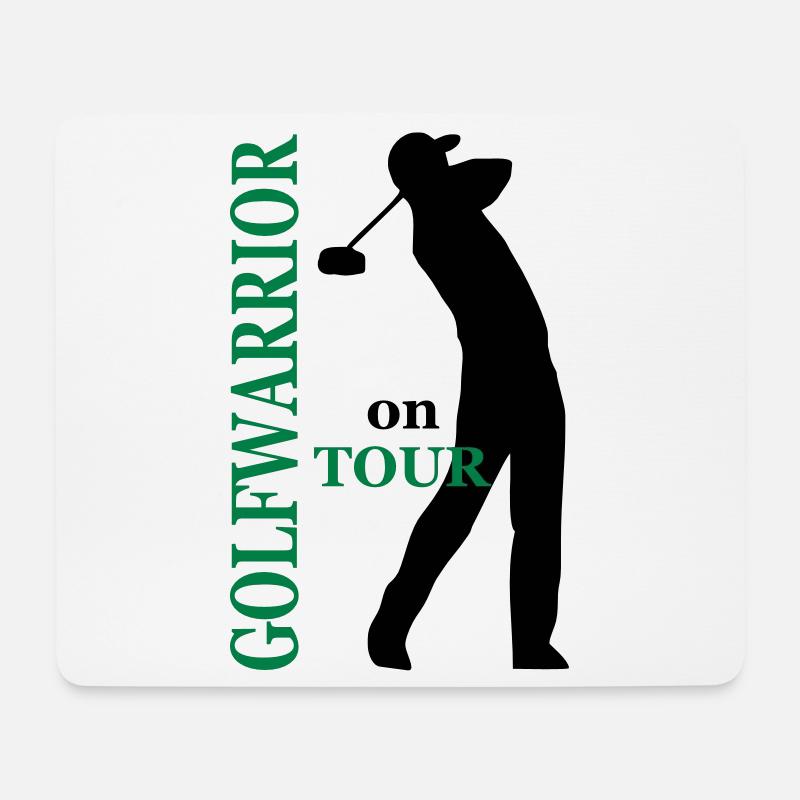 Golf - Mousepad (Querformat) - Weiß