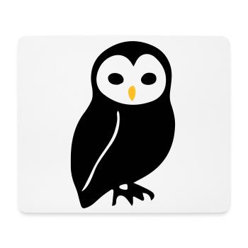 Owl - Mouse Pad (horizontal) - white - Front