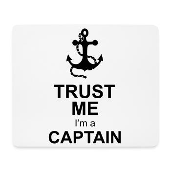 captain anchor - Mouse Pad (horizontal) - white - Front