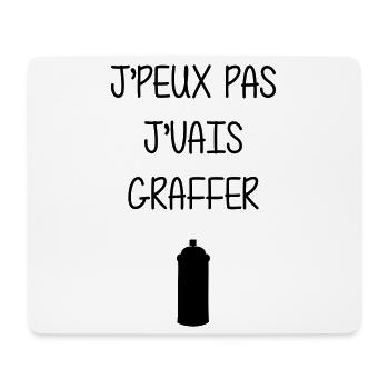 Graffiti / Tag / Writer / Street Art - Tapis de souris (format paysage) - blanc - Devant