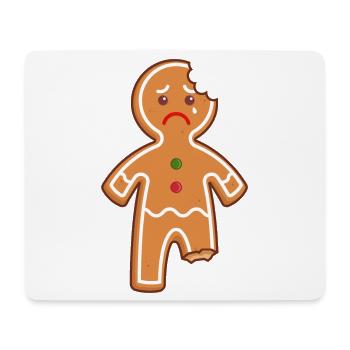 Lebkuchenmann Lebkuchen Mann Gingerbread Mi Mi Mi - Mousepad (Querformat) - Weiß - Vorne