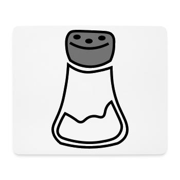 Geschenkidee Salzstreuer - Salz und Pfeffer - Mousepad (Querformat) - Weiß - Vorne