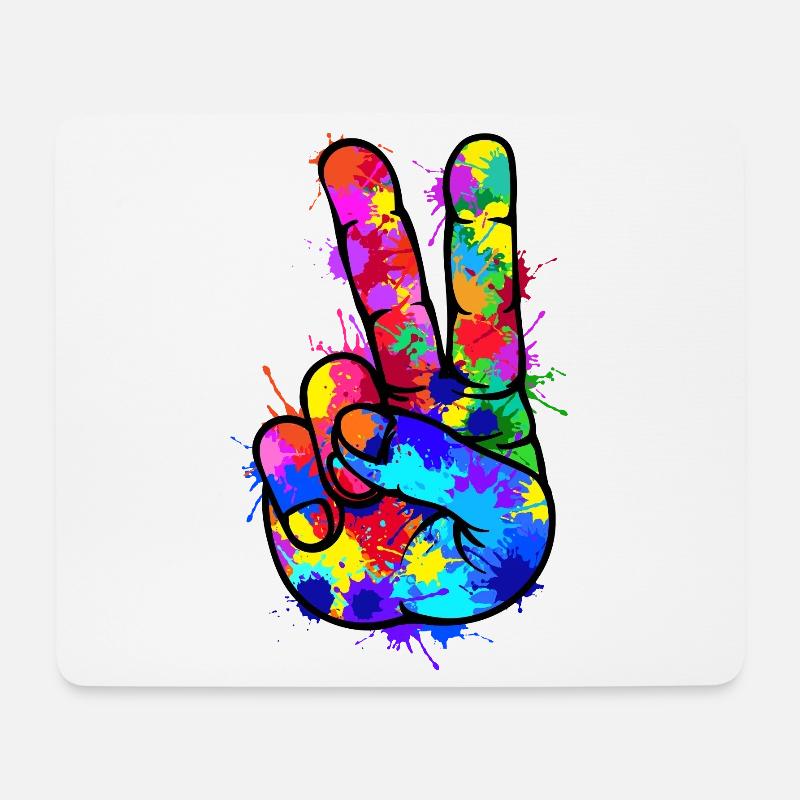 Cool Lustig Chillen - Mousepad (Querformat) - Weiß