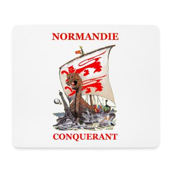 NORMANDIE CONQUERANT Louis RUNEMBERG © Adagp - Tapis de souris (format paysage) - blanc - Devant