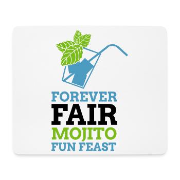 Festin du Mojito pour Toujours - Tapis de souris (format paysage) - blanc - Devant