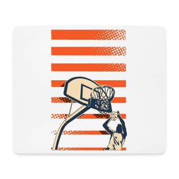 Basketball basketball players - Mouse Pad (horizontal) - white - Front