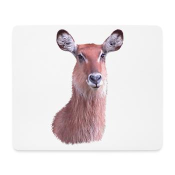 Waterbuck - Antelope - Wildlife in Africa - Mouse Pad (horizontal) - white - Front