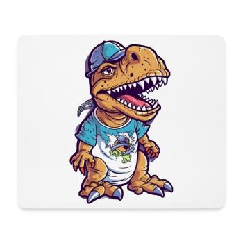Dino sneakers Streetwear Design - Mouse Pad (horizontal) - white - Front