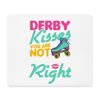 Rollschuh Design - Mousepad (Querformat) - Weiß - Vorne