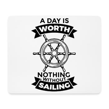 Motivation Segeln - Mousepad (Querformat) - Weiß - Vorne