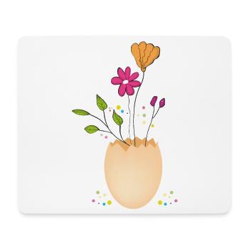 Frohe Ostern - Mousepad (Querformat) - Weiß - Vorne