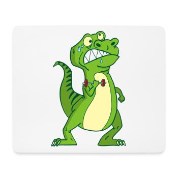 La force du tyrannosaure - Tapis de souris (format paysage) - blanc - Devant