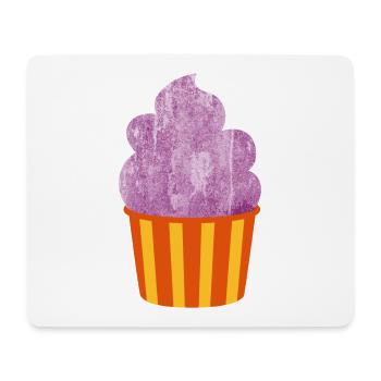 Cream Cream Mug Strips Purple Summer Cream - Mouse Pad (horizontal) - white - Front