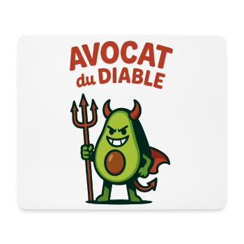 Avocat du diable - Tapis de souris (format paysage) - blanc - Devant