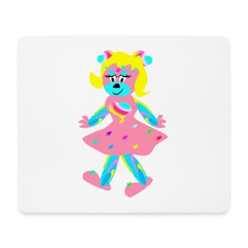 Regenbogentriene - Phantasie - Tierchen - Mousepad (Querformat) - Weiß - Vorne