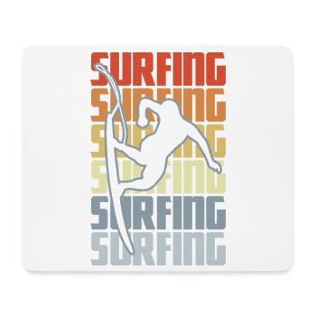 Surf coach - Mouse Pad (horizontal) - white - Front