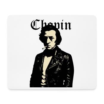 Chopin Noir Rebel Leather Portrait - Mouse Pad (horizontal) - white - Front