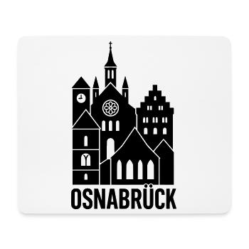 Osnabrück Silhouette - Mouse Pad (horizontal) - white - Front