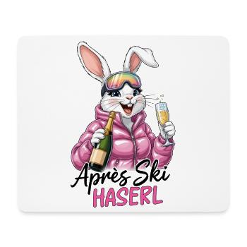Après-ski bunny - Mouse Pad (horizontal) - white - Front