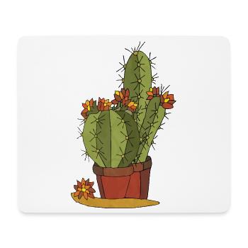 Flowers - Mouse Pad (horizontal) - white - Front
