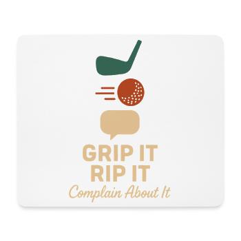 Funny golf humor, sarcastic dad, - Mouse Pad (horizontal) - white - Front