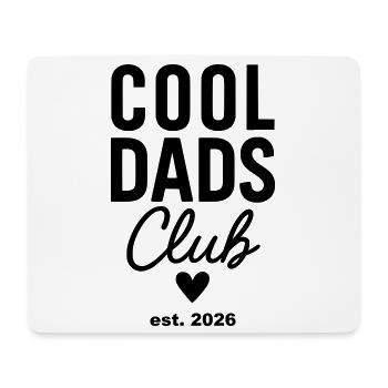 Cool Dads Club 2026 – For expectant / new dads - Mouse Pad (horizontal) - white - Front