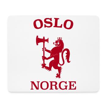Oslo Norge Norway Norwegen - Mousepad (Querformat) - Weiß - Vorne