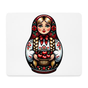  Matroschka auf russisch Matryoshka Doll Russian - Mousepad (Querformat) - Weiß - Vorne