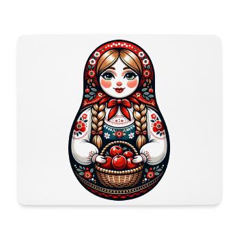  Matroschka auf russisch Matryoshka Doll Russian - Mousepad (Querformat) - Weiß - Vorne