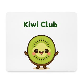 Kiwi Club Kiwi Smiley - Mouse Pad (horizontal) - white - Front