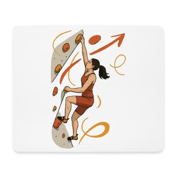 Femmes chemises de boulder – Femme graphique de motivation - Tapis de souris (format paysage) - blanc - Devant