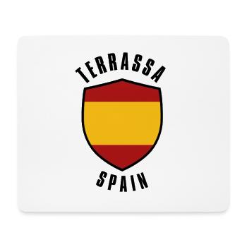 Termassa Spain Shield emblem in flag colour - Mouse Pad (horizontal) - white - Front