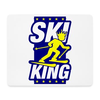 Ski King - Mouse Pad (horizontal) - white - Front