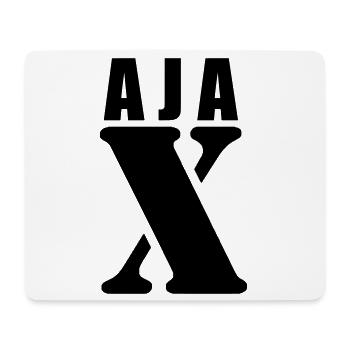 Ajax – Conception du prénom | Typographie minimale - Tapis de souris (format paysage) - blanc - Devant