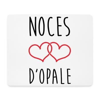 Opal Wedding 21 Years of Love - Mouse Pad (horizontal) - white - Front