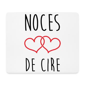Wax wedding anniversary - 4 years of marriage - Mouse Pad (horizontal) - white - Front