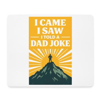 Chemise drôle de blague de papa Cadeau d’humour de père - Tapis de souris (format paysage) - blanc - Devant