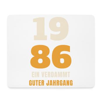 1986 Ein verdammt guter Jahrgang 40. Geburtstag - Mousepad (Querformat) - Weiß - Vorne